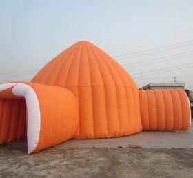 Tent1-39 Πορτοκαλί φουσκωτή σκηνή