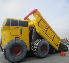 T8-373 Γίγαντα φορτηγό τέρας παιδί φουσκωτή ξηρή διαφάνεια