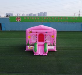 T2-1206 Φουσκωτό κάστρο άλμα σπίτι, φουσκωτό συνδυασμό με διαφάνειες, κατάλληλο για παιδικό πάρτι
