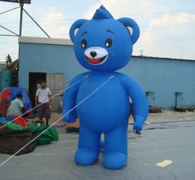 Cartoon1-720 Μπλε αρκούδα φουσκωτό κινούμενο σχέδιο