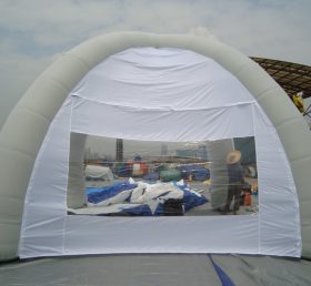 Tent1-324 Λευκή φουσκωτή σκηνή θόλου διαφήμισης