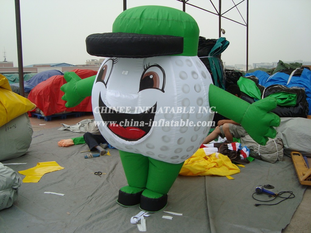 M1-8 Happy Face Inflatable Moving Cartoon