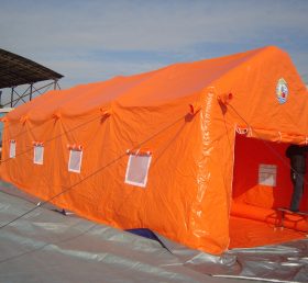Tent1-451 Πορτοκαλί φουσκωτή σκηνή