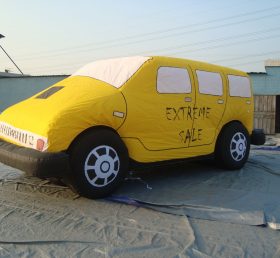 S4-193 Κίτρινο φουσκωτό διαφημιστικό αυτοκίνητο