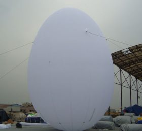 S4-203 Λευκή διαφήμιση σε σχήμα αυγού