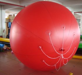 B2-14 Γίγαντα εξωτερικό φουσκωτό κόκκινο μπαλόνι