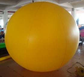 B2-15 Γίγαντα εξωτερικό κίτρινο φουσκωτό μπαλόνι