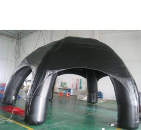 Tent1-321 Μαύρη φουσκωτή σκηνή θόλου διαφήμισης