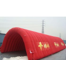 Tent1-364 Κόκκινη φουσκωτή σκηνή σήραγγας