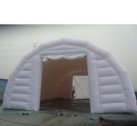 Tent1-393 Λευκή φουσκωτή σκηνή