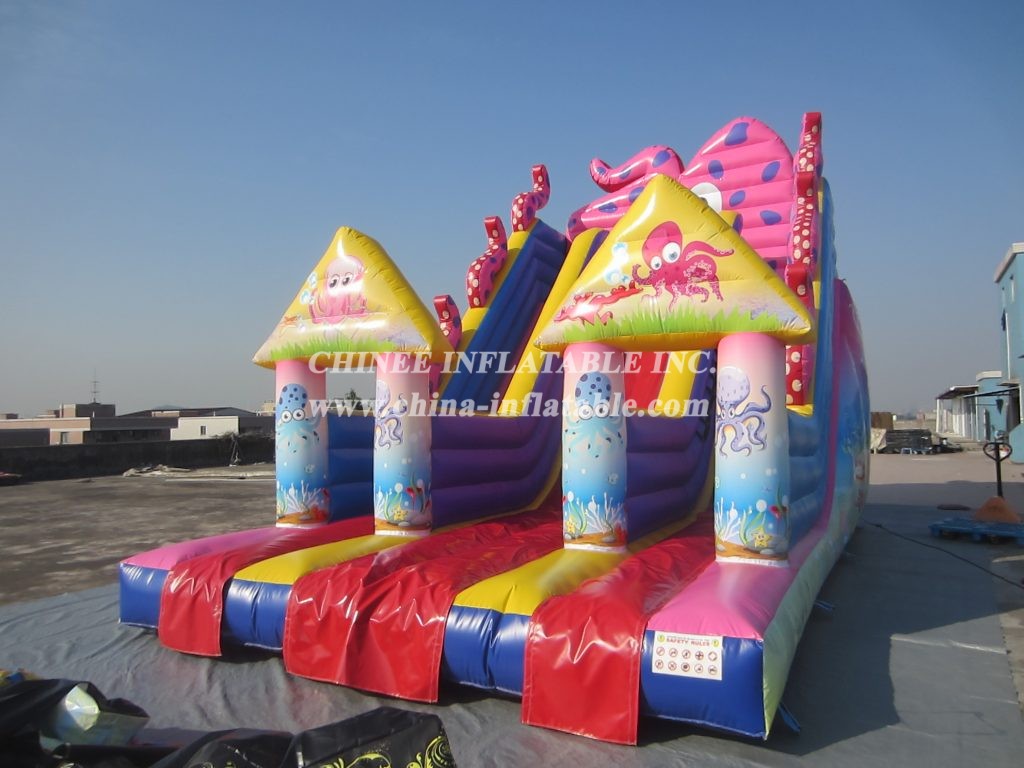 T8-1522 Inflatable Slide Undersea World Giant Slide