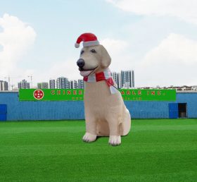 C1-314 Γίγαντα Χριστουγεννιάτικο σκυλί