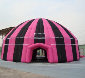 Tent1-370B Μαύρο ροζ φουσκωτό θόλο