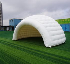 Tent1-4224 Λευκή φουσκωτή σκηνή θόλου