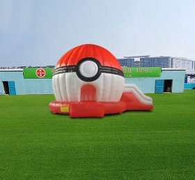 T2-4443 Pokémon Pokeball φουσκωτό κάστρο με διαφάνειες