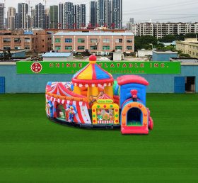 T6-906 Τσίρκο πάρκο γιγαντιαίο παιδικό φουσκωτό παιχνίδι