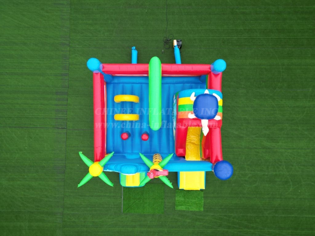 T2-4795 Hawaii Bouncy Castle With Slide