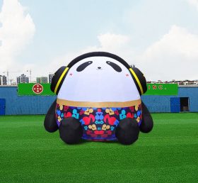 S4-619 Μεγάλο φουσκωτό μοντέλο panda γελοιογραφίας για διακόσμηση δραστηριότητας